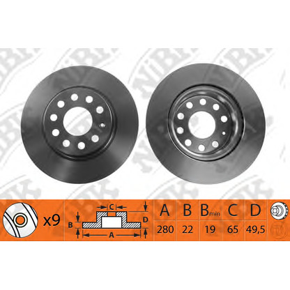 Photo Brake Disc NiBK RN1179