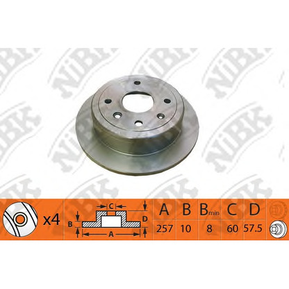 Photo Brake Disc NiBK RN1391