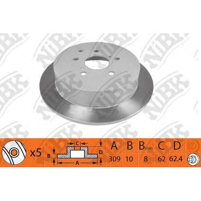 Photo Brake Disc NiBK RN1473