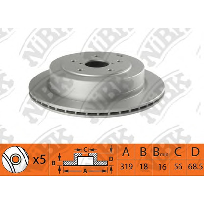 Photo Brake Disc NiBK RN1528