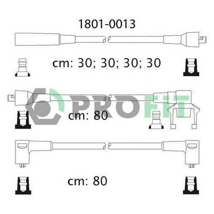 Foto Kit cavi accensione PROFIT 18010013