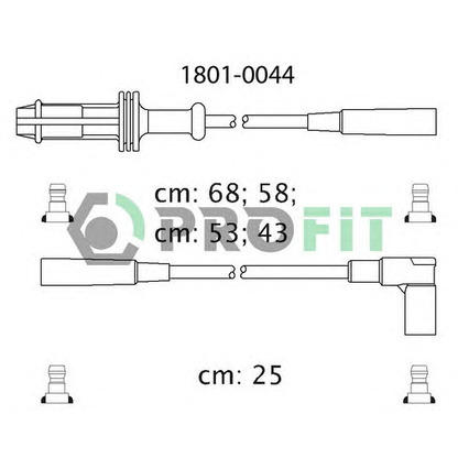 Photo Ignition Cable Kit PROFIT 18010044