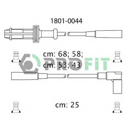 Foto Kit cavi accensione PROFIT 18010044