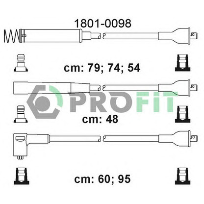 Photo Kit de câbles d'allumage PROFIT 18010098