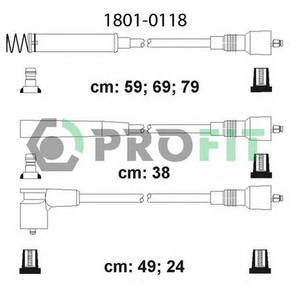 Photo Kit de câbles d'allumage PROFIT 18010118