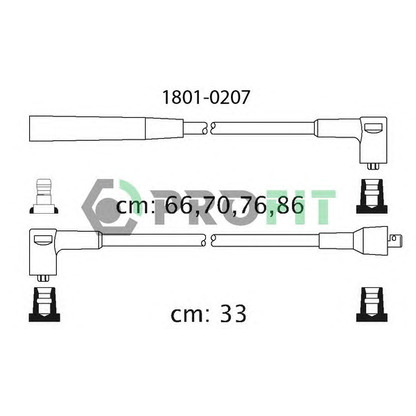 Photo Ignition Cable Kit PROFIT 18010207