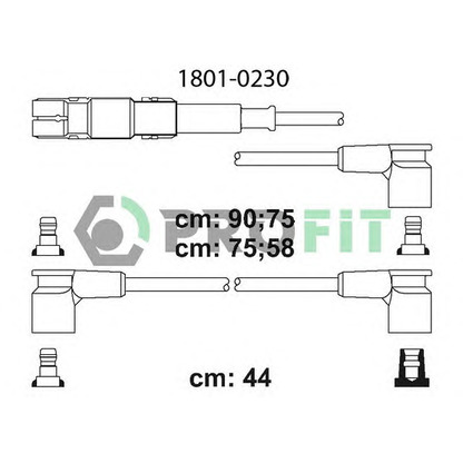 Photo Kit de câbles d'allumage PROFIT 18010230