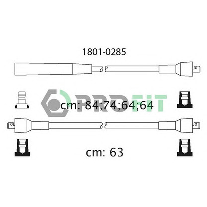 Photo Kit de câbles d'allumage PROFIT 18010285