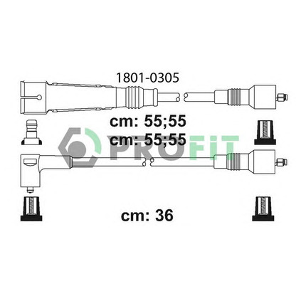 Photo Kit de câbles d'allumage PROFIT 18010305