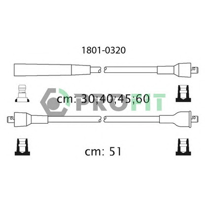 Foto Juego de cables de encendido PROFIT 18010320