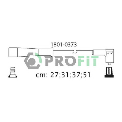 Фото Комплект проводов зажигания PROFIT 18010373