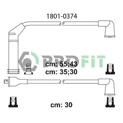 Photo Ignition Cable Kit PROFIT 18010374