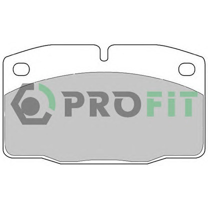 Photo Brake Pad Set, disc brake PROFIT 50000173