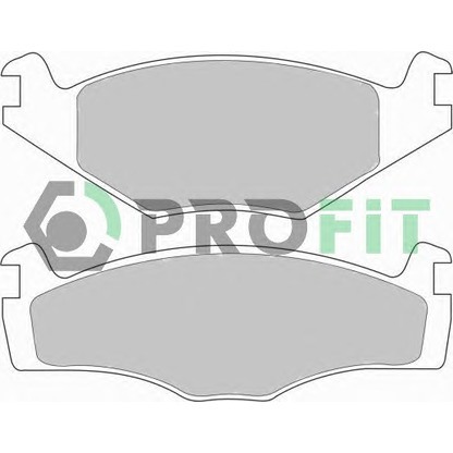 Photo Brake Pad Set, disc brake PROFIT 50000419