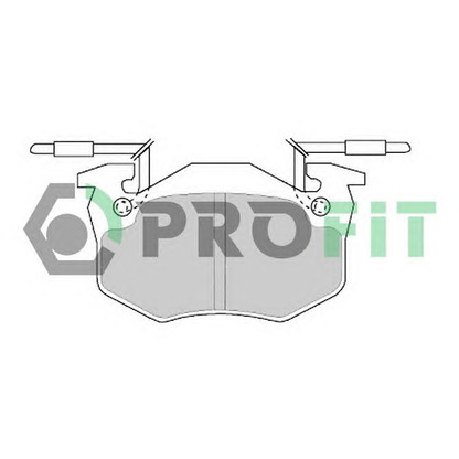 Photo Kit de plaquettes de frein, frein à disque PROFIT 50000428