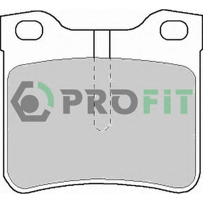 Photo Brake Pad Set, disc brake PROFIT 50001044C