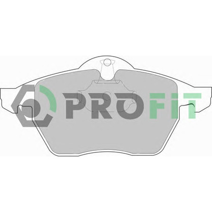 Photo Brake Pad Set, disc brake PROFIT 50001068C