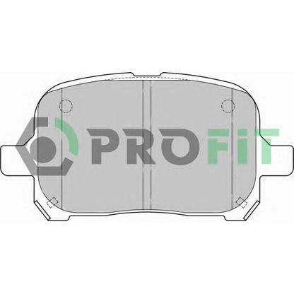 Photo Kit de plaquettes de frein, frein à disque PROFIT 50001437C
