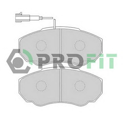 Photo Kit de plaquettes de frein, frein à disque PROFIT 50001478