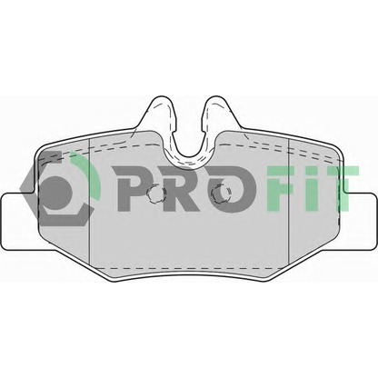 Photo Kit de plaquettes de frein, frein à disque PROFIT 50001494