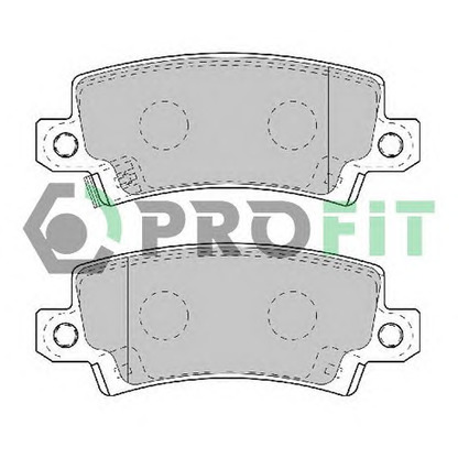 Photo Kit de plaquettes de frein, frein à disque PROFIT 50001574C