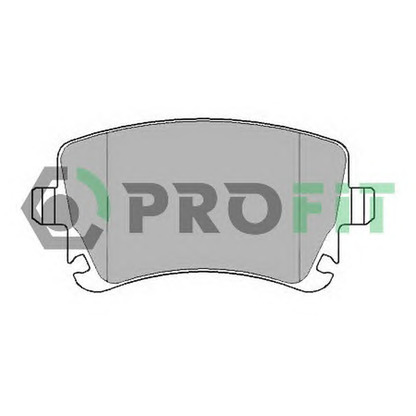Photo Brake Pad Set, disc brake PROFIT 50001644