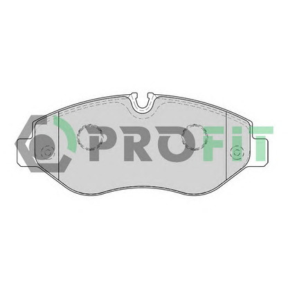 Photo Brake Pad Set, disc brake PROFIT 50001778