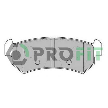 Photo Brake Pad Set, disc brake PROFIT 50001889