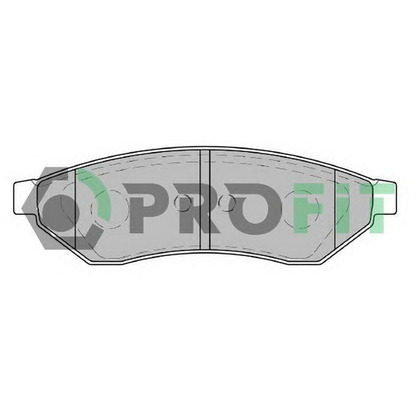 Photo Brake Pad Set, disc brake PROFIT 50001986
