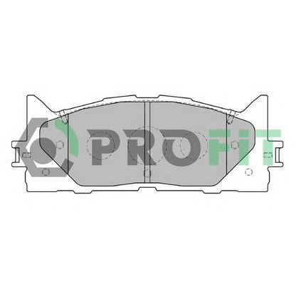 Photo Brake Pad Set, disc brake PROFIT 50002014