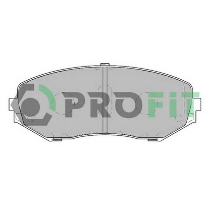 Photo Brake Pad Set, disc brake PROFIT 50002017