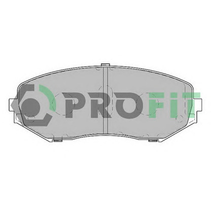 Photo Brake Pad Set, disc brake PROFIT 50002017C