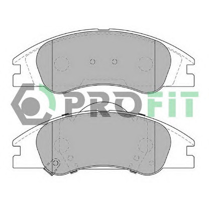 Photo Kit de plaquettes de frein, frein à disque PROFIT 50002050C