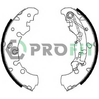 Photo Brake Shoe Set PROFIT 50010681