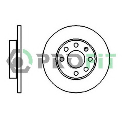 Photo Brake Disc PROFIT 50100116