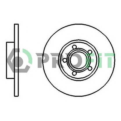 Фото Тормозной диск PROFIT 50100324