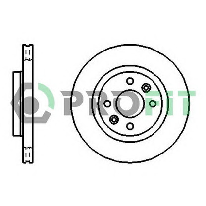 Zdjęcie Tarcza hamulcowa PROFIT 50101096