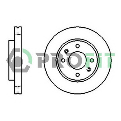 Фото Тормозной диск PROFIT 50101270