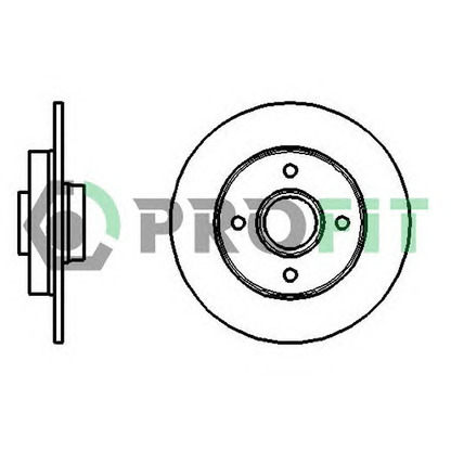 Photo Brake Disc PROFIT 50101523