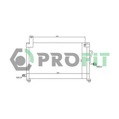 Foto Condensador, aire acondicionado PROFIT PR1108C1