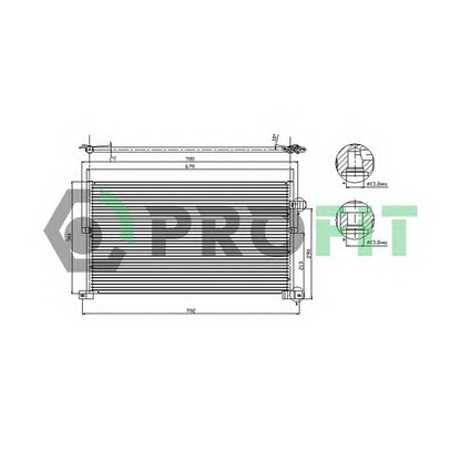 Photo Condenser, air conditioning PROFIT PR2541C1