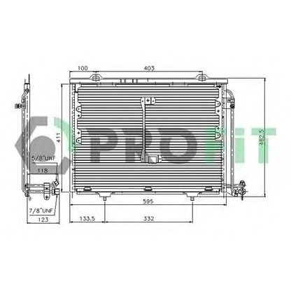 Photo Condenseur, climatisation PROFIT PR3508C1