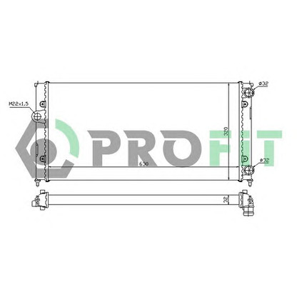 Foto Radiatore, Raffreddamento motore PROFIT PR9522A1