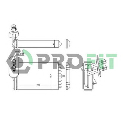 Photo Système de chauffage PROFIT PR9523N1