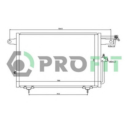 Foto Kondensator, Klimaanlage PROFIT PR9530C1