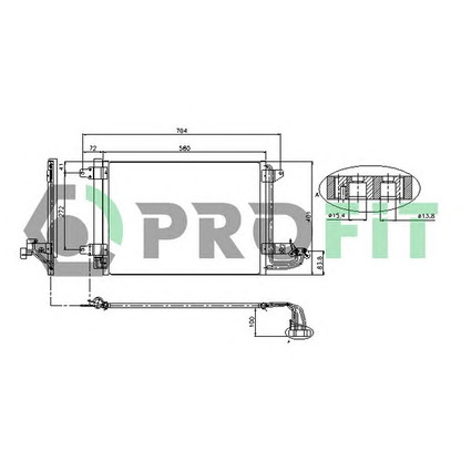 Foto Kondensator, Klimaanlage PROFIT PR9558C1