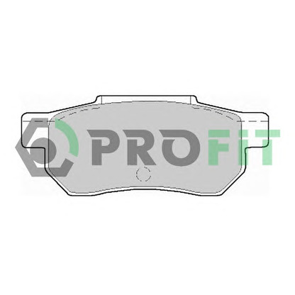 Фото Комплект тормозных колодок, дисковый тормоз PROFIT 50000621