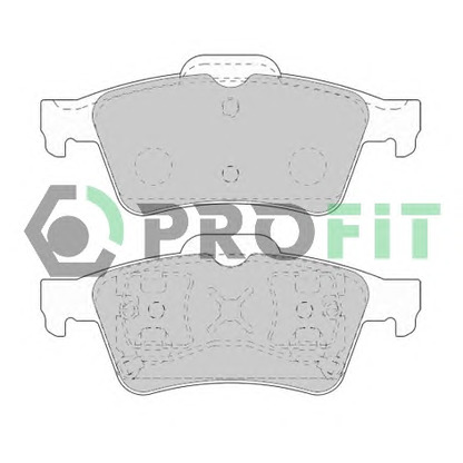 Photo Brake Pad Set, disc brake PROFIT 50001540