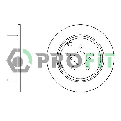 Zdjęcie Tarcza hamulcowa PROFIT 50101406