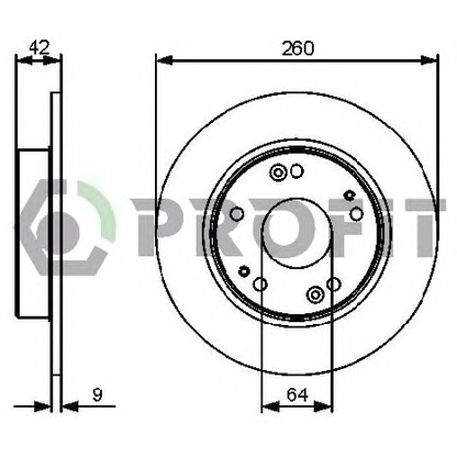 Photo Disque de frein PROFIT 50101558